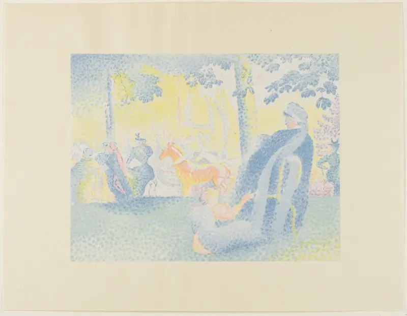 Les Champs Élysées Wall Art by Henri Edmond Cross - High-Resolution Digital Print