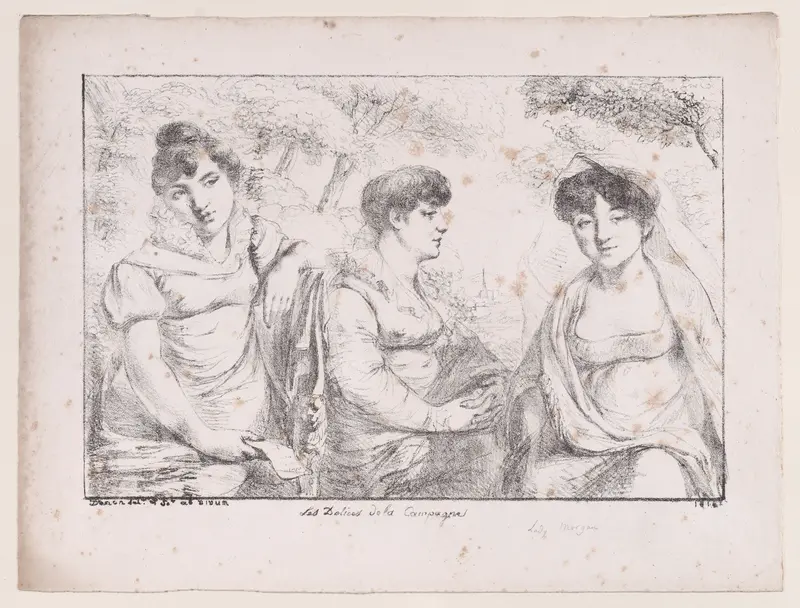Les Délices de la Campagne Wall Art by Baron Dominique Vivant Denon - High-Resolution Digital Print