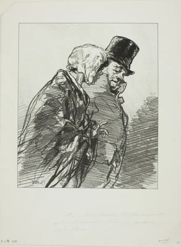 Les Lorettes vieillies: ...Et à ce bal des Variétés, Adolphe...