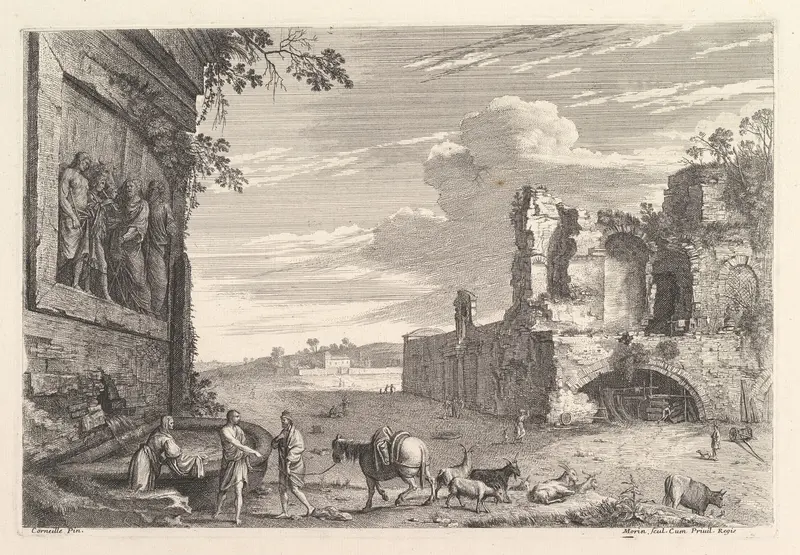 Les Monuments Romains Wall Art by Jean Morin - High-Resolution Digital Print