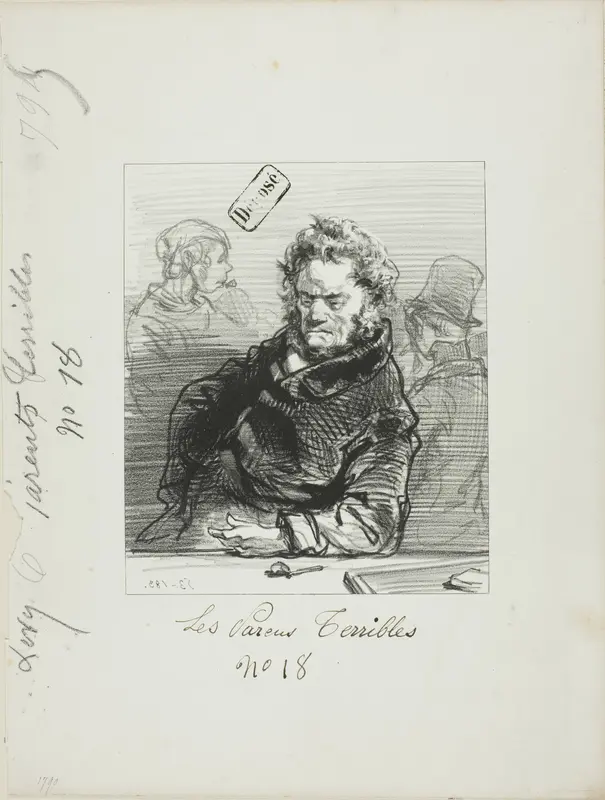 Les-Parents-Terribles series: Jacques Maubourj et's son the viscount
