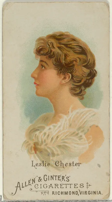 Leslie Chester, from World's Beauties, Series 1 (N26) for Allen & Ginter Cigarettes Wall Art by Allen & Ginter - High-Resolution Digital Print