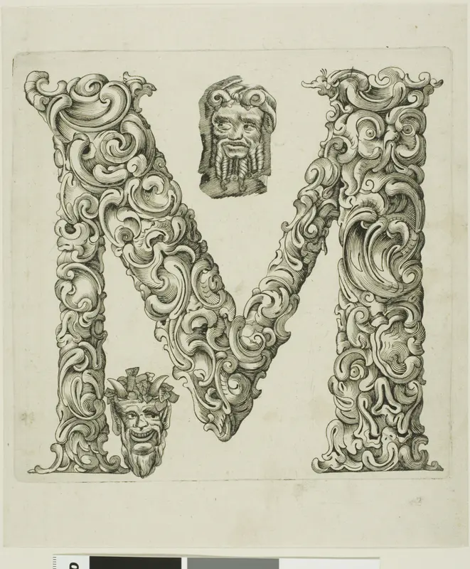 Letter M Wall Art by Peter Aubry - High-Resolution Digital Print