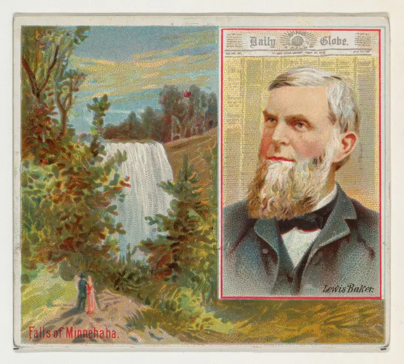 Lewis Baker, St. Paul Daily Globe, from the American Editors series (N35) for Allen & Ginter Cigarettes Wall Art by Allen & Ginter - High-Resolution Digital Print