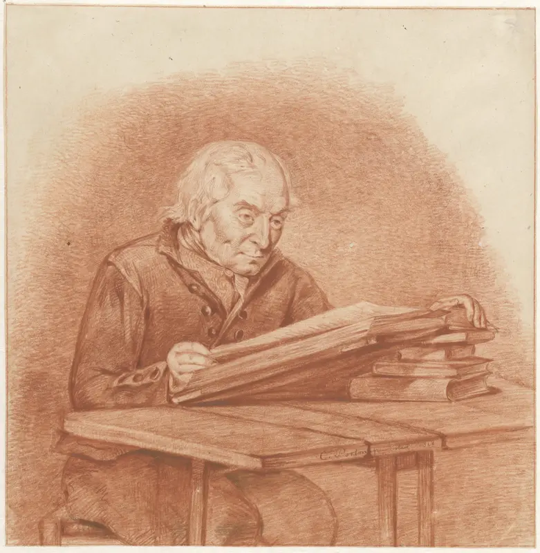 Lezende man, zittend aan tafel Wall Art by Christiaan Julius Lodewijk Portman - High-Resolution Digital Print