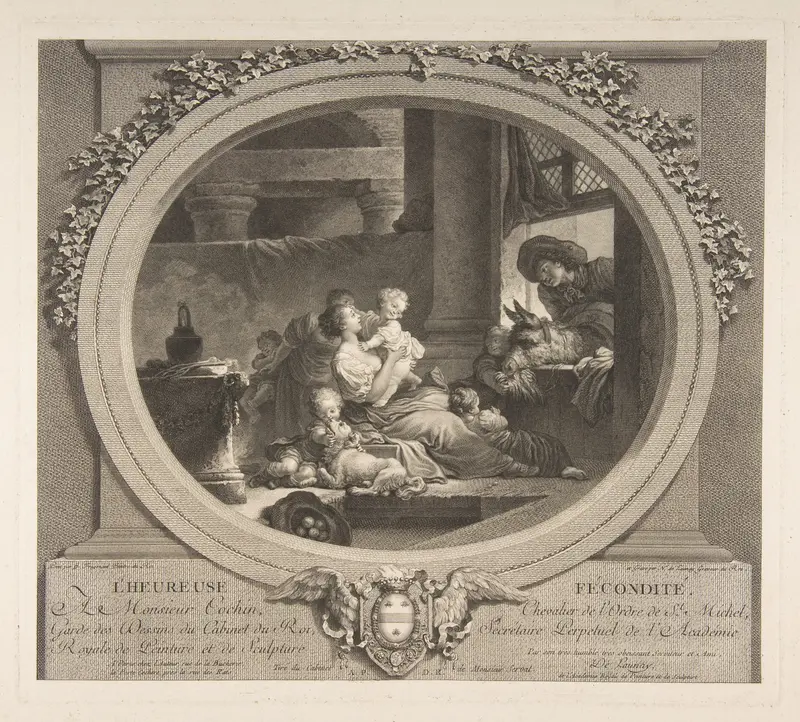 L'Heureuse Fecondite Wall Art by Jean Honoré Fragonard - High-Resolution Digital Print
