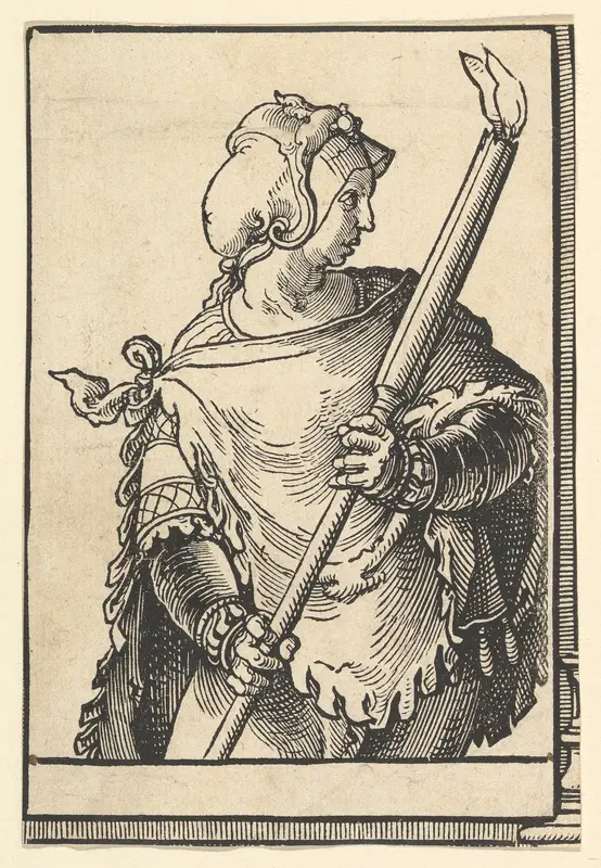 Libyan Sibyl, from the series of Sibyls Wall Art by Lucas van Leyden - High-Resolution Digital Print