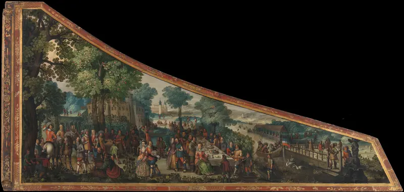 Lid of a harpsichord Wall Art by Philip Schey - High-Resolution Digital Print