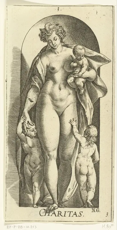 Liefde Wall Art by Hendrick Goltzius - High-Resolution Digital Print