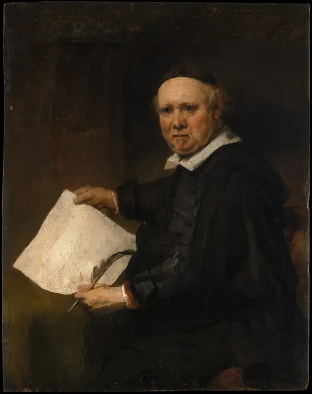 Lieven Willemsz van Coppenol (born about 1599, died 1671 or later) Wall Art by Rembrandt (Rembrandt van Rijn) - High-Resolution Digital Print