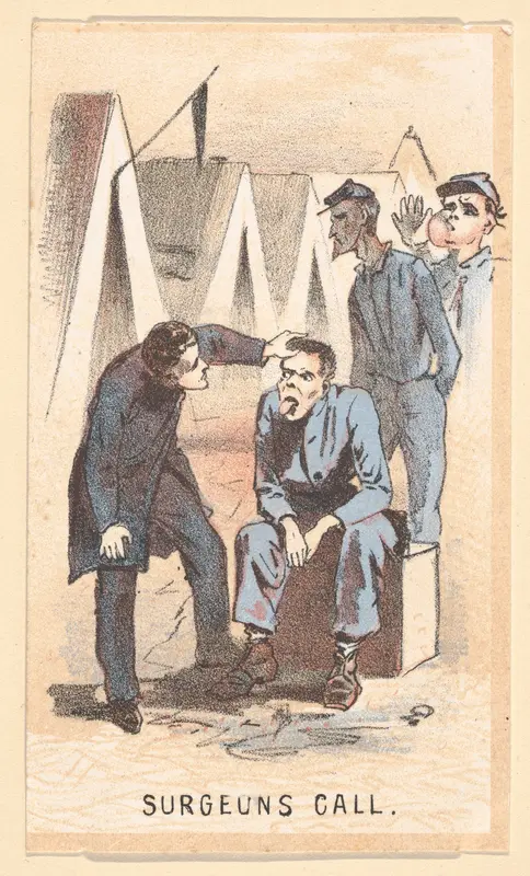 Life in Camp, Part 1: Surgeon's Call Wall Art by Winslow Homer - High-Resolution Digital Print