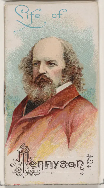 Life of Alfred Tennyson, from the Histories of Poor Boys and Famous People series of booklets (N79) for Duke brand cigarettes Wall Art by W. Duke, Sons & Co. - High-Resolution Digital Print