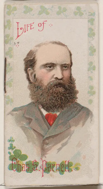 Life of Charles Stewart Parnell, from the Histories of Poor Boys and Famous People series of booklets (N79) for Duke brand cigarettes Wall Art by W. Duke, Sons & Co. - High-Resolution Digital Print