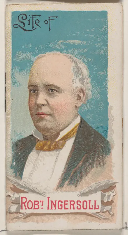 Life of Colonel Robert Green Ingersoll, from the Histories of Poor Boys and Famous People series of booklets (N79) for Duke brand cigarettes Wall Art by W. Duke, Sons & Co. - High-Resolution Digital Print