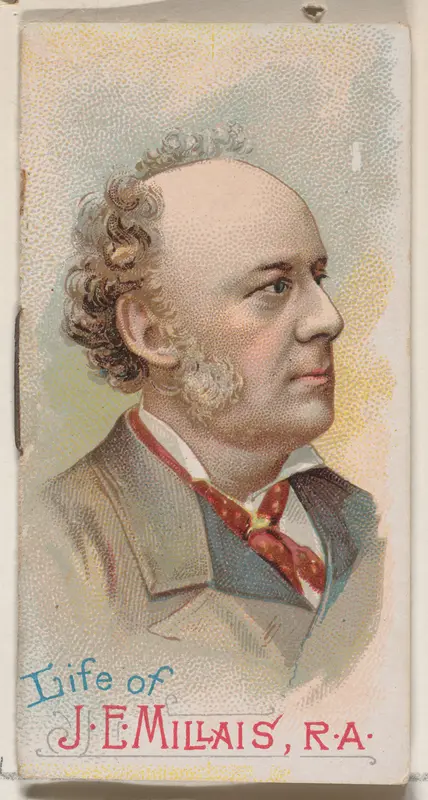 Life of Sir John Everett Millais, R.A., from the Histories of Poor Boys and Famous People series of booklets (N79) for Duke brand cigarettes Wall Art by W. Duke, Sons & Co. - High-Resolution Digital Print