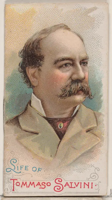 Life of Tommaso Salvini, from the Histories of Poor Boys and Famous People series of booklets (N79) for Duke brand cigarettes Wall Art by W. Duke, Sons & Co. - High-Resolution Digital Print