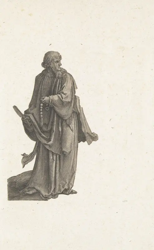 Liggende Adam Wall Art by Lucas van Leyden - High-Resolution Digital Print