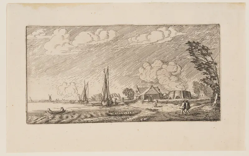 Lime-Kiln in Stormy Weather, from Six Landscapes
