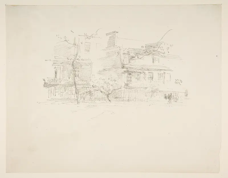 Lindsay Row, Chelsea Wall Art by James McNeill Whistler - High-Resolution Digital Print