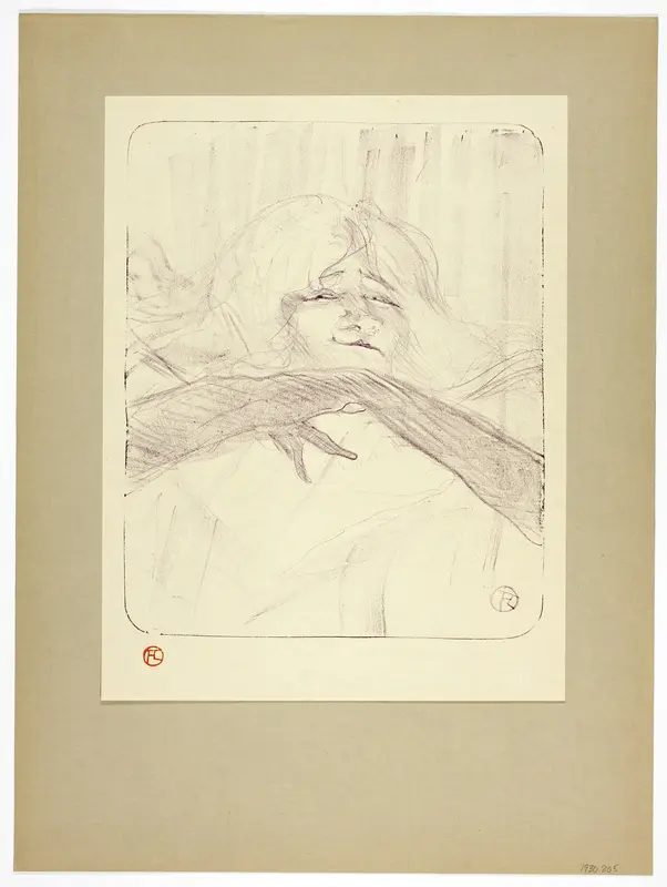 Linger, longer, loo, plate seven from Yvette Guilbert