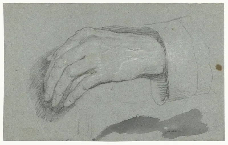 Linkerhand en manchet Wall Art by Unknown - High-Resolution Digital Print