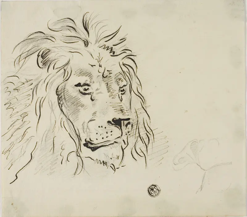 Lion's Head Wall Art by Sawrey Gilpin - High-Resolution Digital Print