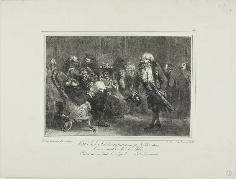 Little Aristocratic Club, July 28, 1830