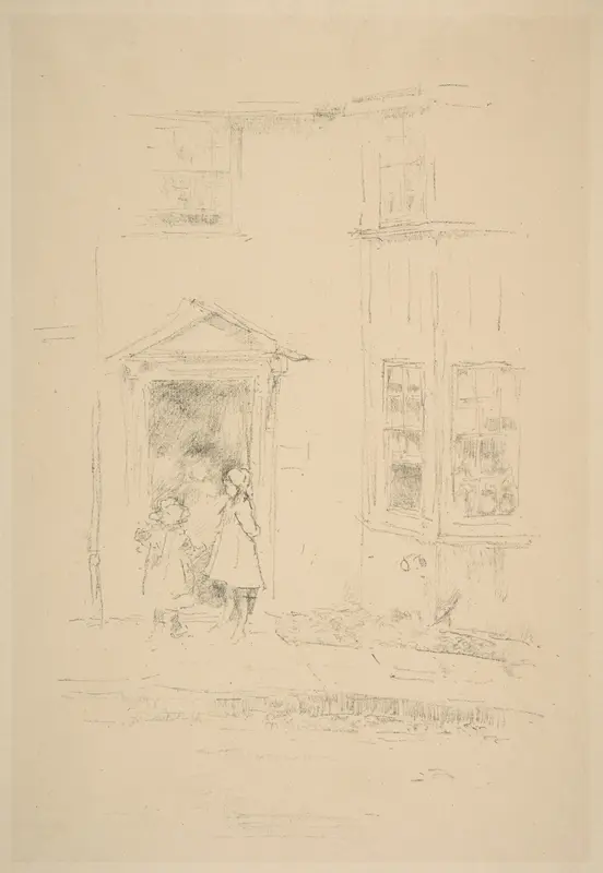 Little Doorway, Lyme Regis Wall Art by James McNeill Whistler - High-Resolution Digital Print