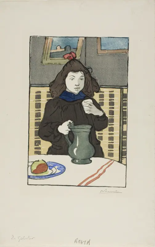 Little Girl with Pot