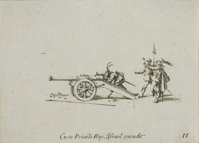 Loading the Canon, plate eleven from The Military Exercises