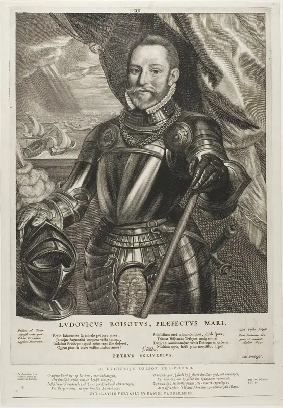 Lodewijk Boisot, Admiral of Zeeland, plate 4 from Quatuor Personae