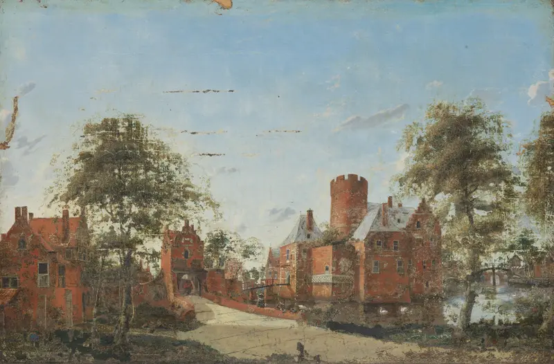 Loenersloot Castle on the Angstel Wall Art by Unknown - High-Resolution Digital Print