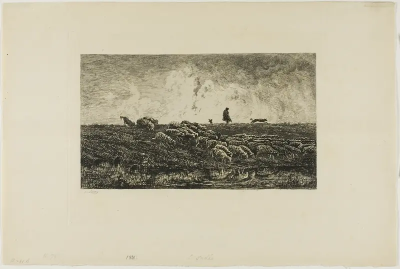 L'Ondée Wall Art by Charles François Daubigny - High-Resolution Digital Print