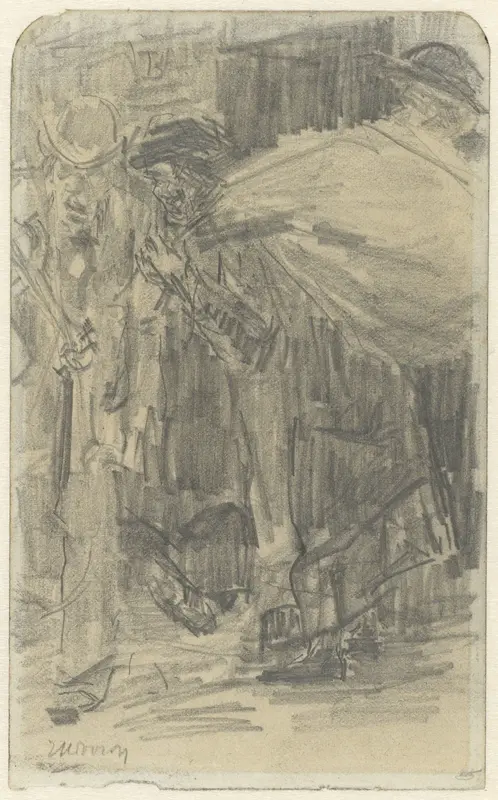 Londense straattypen Wall Art by Jan Toorop - High-Resolution Digital Print