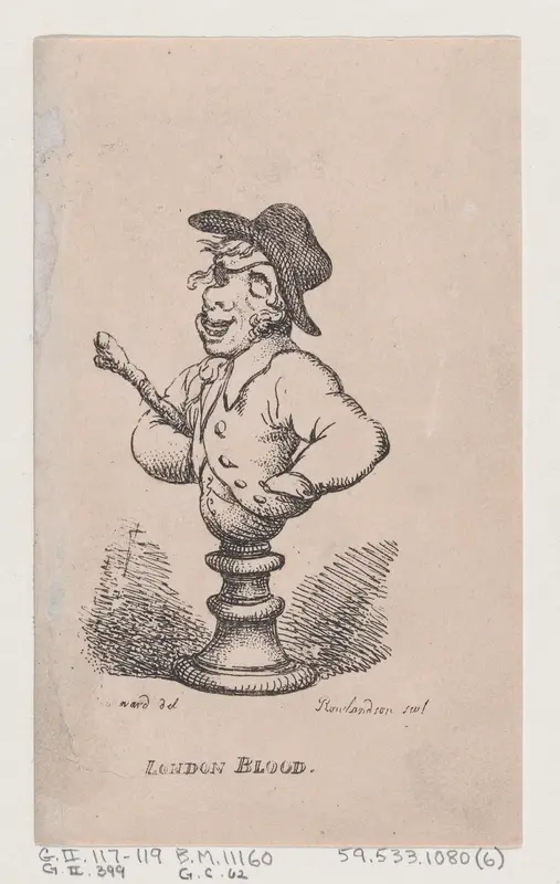London Blood Wall Art by Thomas Rowlandson - High-Resolution Digital Print