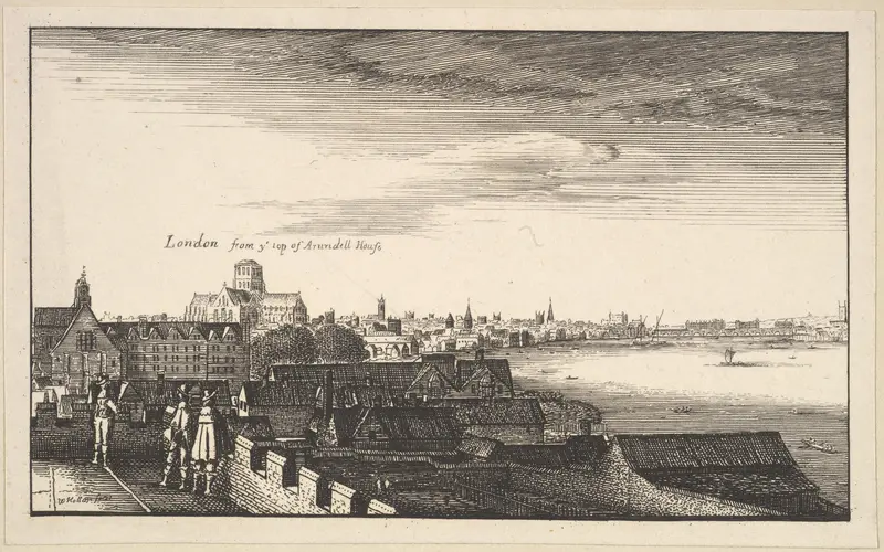 London from Arundel House (copy) Wall Art by Wenceslaus Hollar - High-Resolution Digital Print