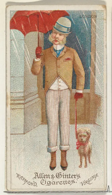 London, from World's Dudes series (N31) for Allen & Ginter Cigarettes Wall Art by Allen & Ginter - High-Resolution Digital Print
