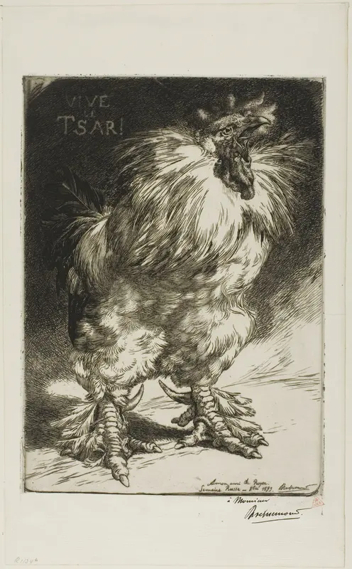 Long Live the Czar! Wall Art by Félix Henri Bracquemond - High-Resolution Digital Print