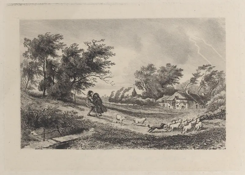 L'Orage Wall Art by Charles-François Daubigny - High-Resolution Digital Print