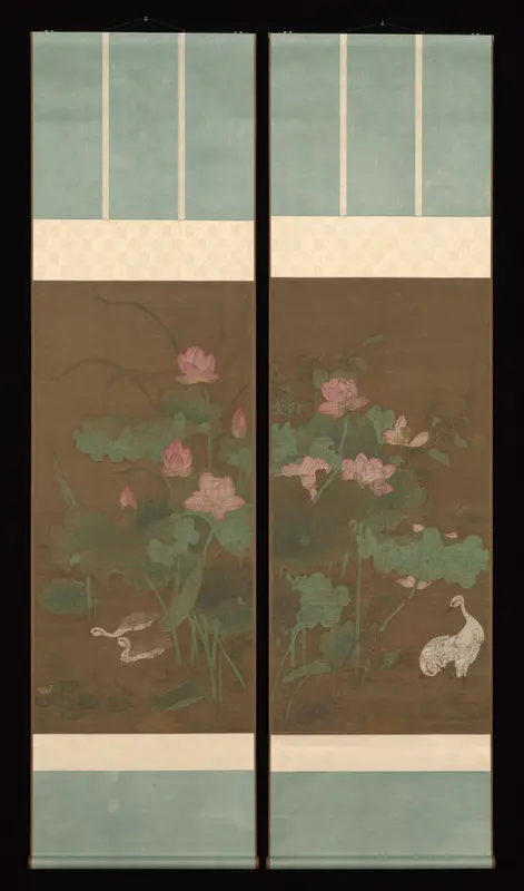 Lotus and waterbirds