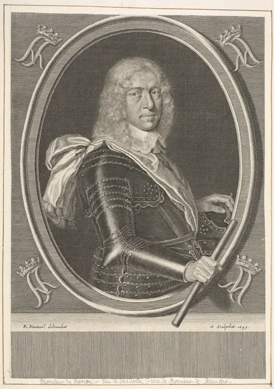 Louis de Bourbon-Vendôme, duc de Mercoeur Wall Art by Robert Nanteuil - High-Resolution Digital Print