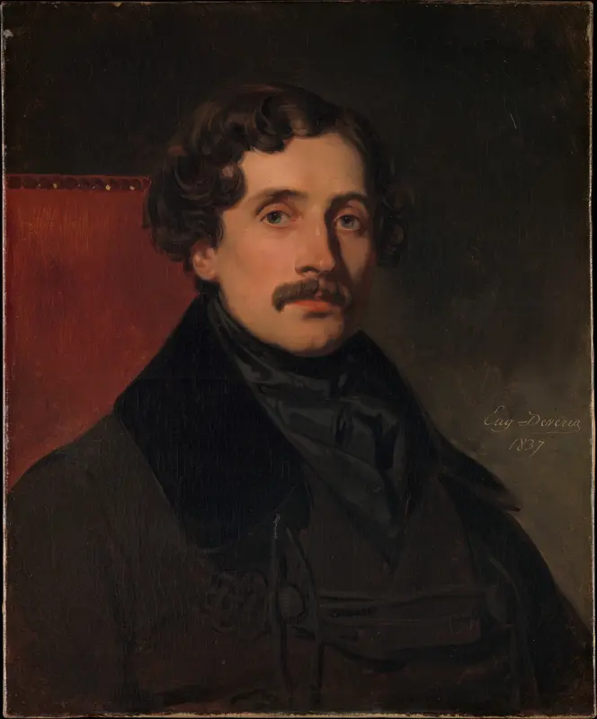 Louis-Félix Amiel (1802–1864) Wall Art by Eugène Devéria - High-Resolution Digital Print