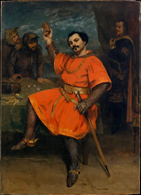 Louis Gueymard (1822–1880) as Robert le Diable Wall Art by Gustave Courbet - High-Resolution Digital Print