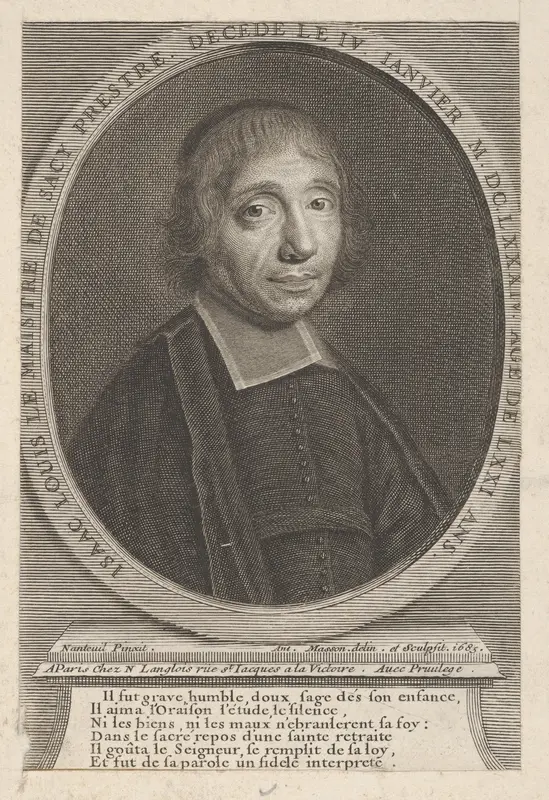 Louis-Isaac Lemaistre de Sacy Wall Art by Antoine Masson - High-Resolution Digital Print