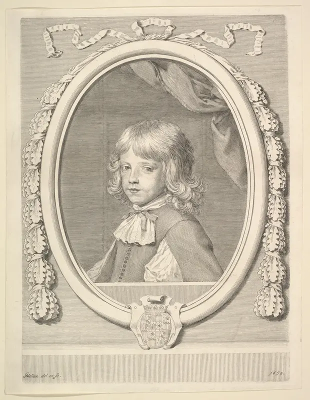 Louis-Joseph de Lorraine, duc de Guise, as a Child Wall Art by Claude Mellan - High-Resolution Digital Print
