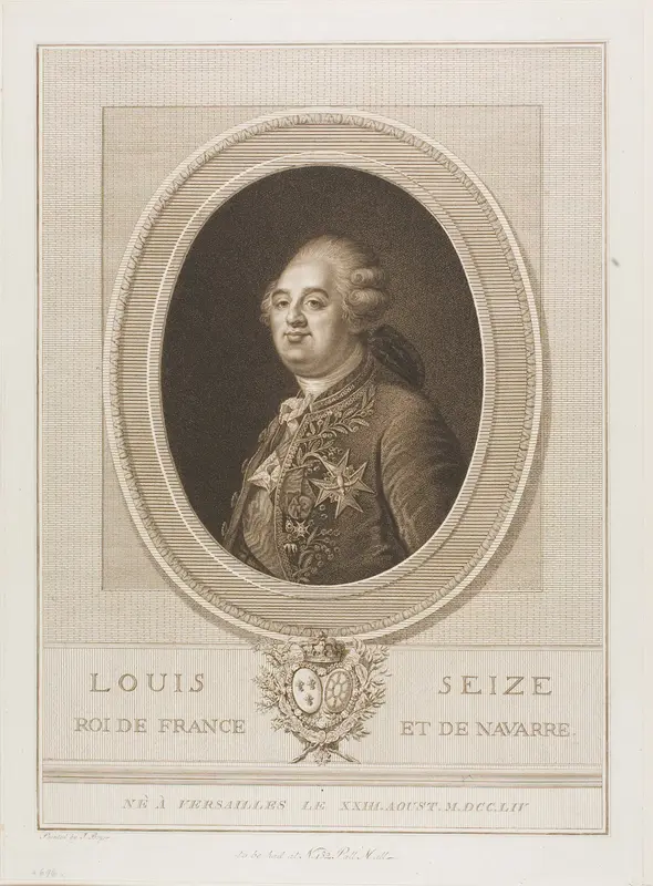 Louis Seize Wall Art by Francesco Bartolozzi - High-Resolution Digital Print