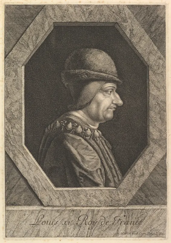 Louis XI, roi de France Wall Art by Jean Morin - High-Resolution Digital Print
