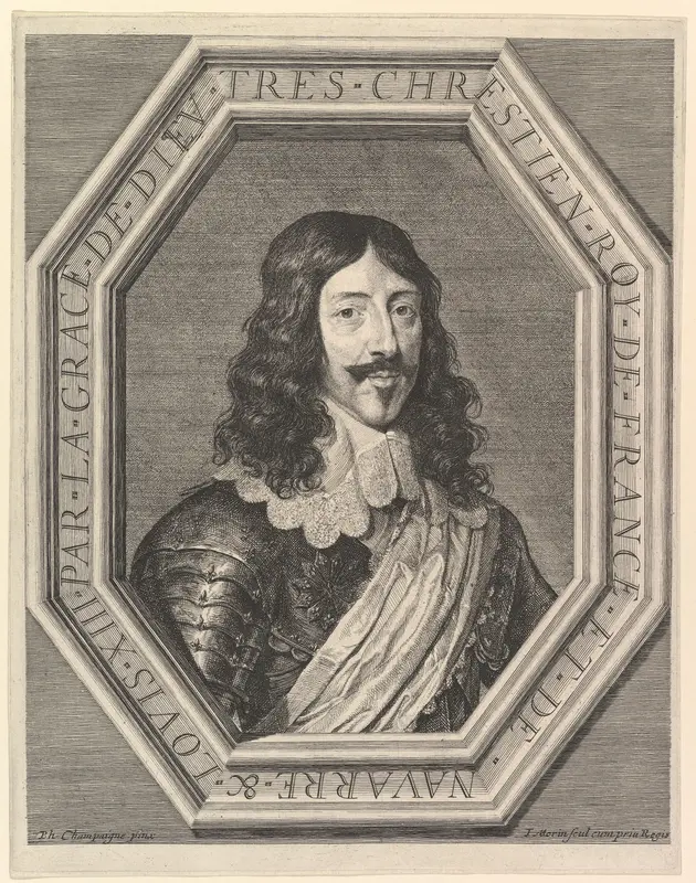 Louis XIII, Roi de France Wall Art by Jean Morin - High-Resolution Digital Print