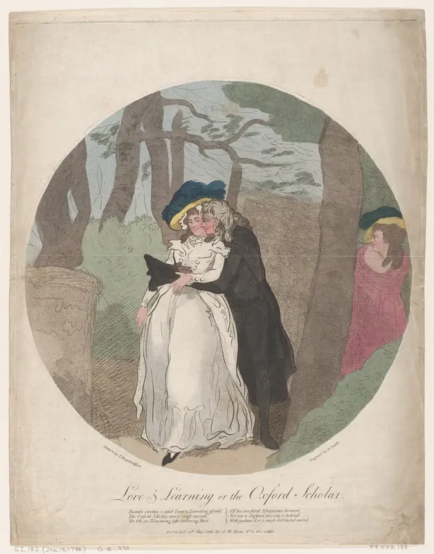 Love and Learning, or the Oxford Scholar Wall Art by Benjamin Smith - High-Resolution Digital Print