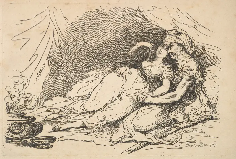 Love in the East Wall Art by Thomas Rowlandson - High-Resolution Digital Print